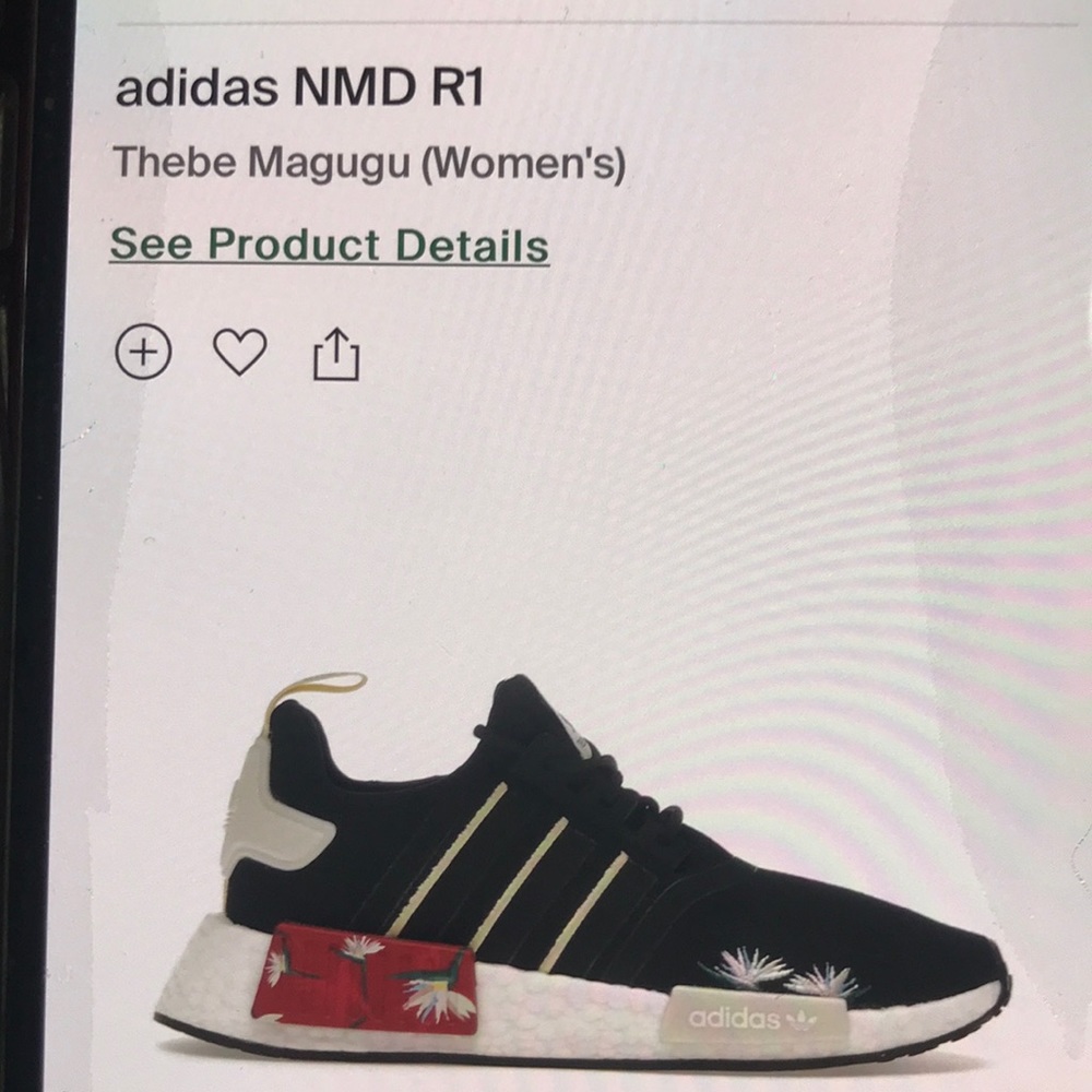 NEW Addias NMD_R1 TM W CBlack 6 GX2074 BNIB NEW
